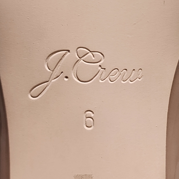 J  Crew deep blush patent block heel pump, 6 women’s size - Picture 5 of 9